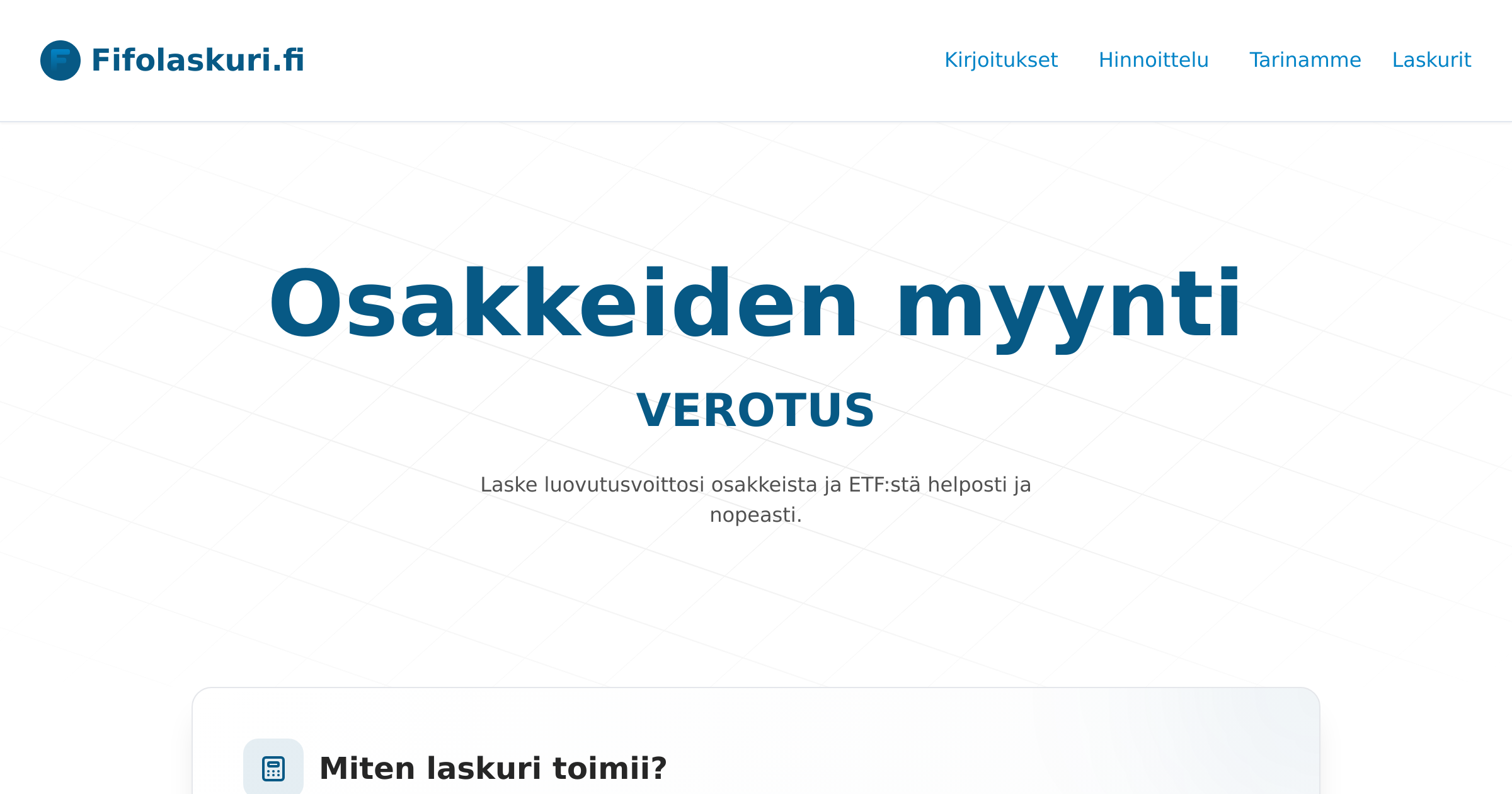 osakkeiden-myynti-verotus